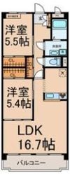 メゾンプチシャトー出口 A館の間取り画像