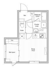 ハーモニーフラッツ住吉の間取り画像