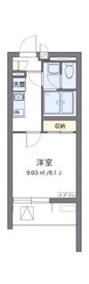 クレイノ池田石橋の間取り画像