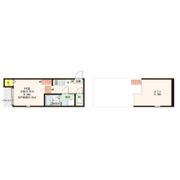 ハーモニーテラス八本松の間取り画像