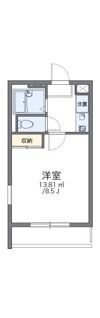 レオパレス国府台Ⅱの間取り画像