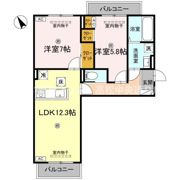 J.リヴェール高松西宝町 A棟の間取り画像