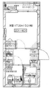 アーバンステージ月島Ⅲの間取り画像