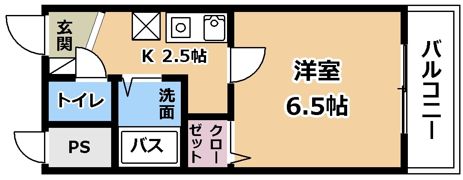 マンションM＆Mの間取り画像