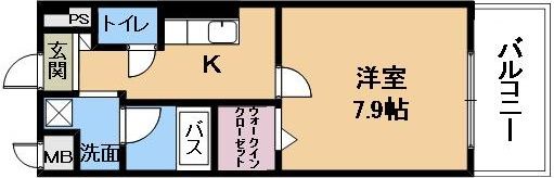 ブルームメゾン南草津の間取り画像