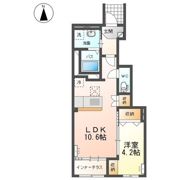 仮）高崎市上小鳥町N様アパート新築工事の間取り画像
