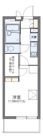 レオパレスエターナルⅠの間取り画像