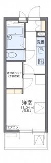 レオパレス舎利寺CFの間取り画像