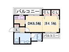 ワコーレヴィータ月見山の間取り画像