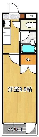 コンドミニアム穴生駅前の間取り画像