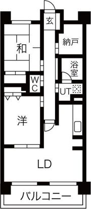 アイコーポ萱場の間取り画像
