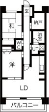 アイコーポ萱場の間取り画像