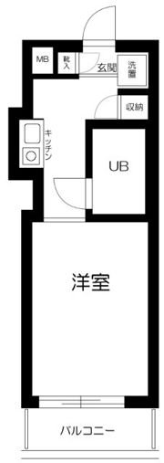 スカイコート世田谷若林の間取り画像