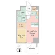 セレニテ東梅田アリエの間取り画像