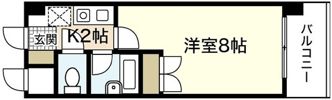 Calm落合の間取り画像