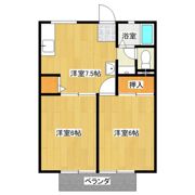 アーバン牛久14号館の間取り画像
