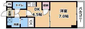 ハイライズ南草津の間取り画像