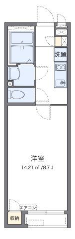 クレイノサウザンドリバーの間取り画像
