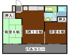 パークサイドカワマタの間取り画像