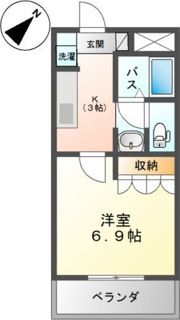 フルハウス西阿知の間取り画像