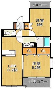フェルト1215の間取り画像