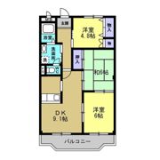 シャトー栗見坂の間取り画像