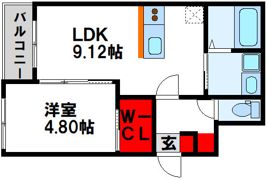 BRAVE BASE 元宮の間取り画像