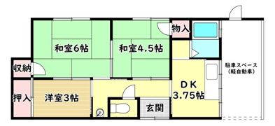林りよ平家の間取り画像
