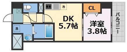 ARCA九条の間取り画像