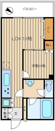 メゾン鳳月の間取り画像