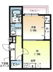 フジパレス岸部中の間取り画像