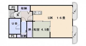和光若草レジデンスの間取り画像