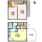 福井狐橋0戸建D-rooomの間取り画像