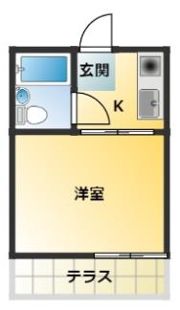 ハイツシバタ2号棟の間取り画像