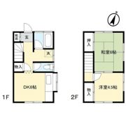 植木野町貸家の間取り画像