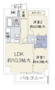 クリプトメリア日本橋の間取り画像