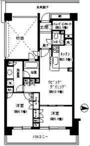 弦巻パーク・ホームズの間取り画像