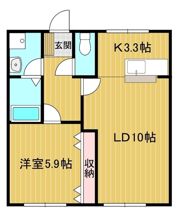 グランシャリオIIの間取り画像