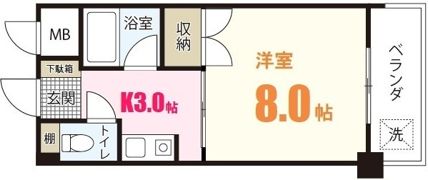 エムビル（祇園3丁目）の間取り画像