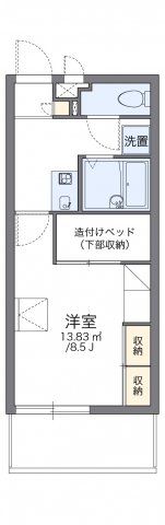 レオパレスコーラルアイルの間取り画像