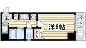 プレサンス神戸裁判所前の間取り画像