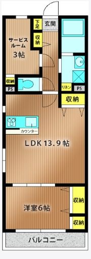 アセント富士見の間取り画像