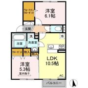 ラフィーネ松島 A棟の間取り画像