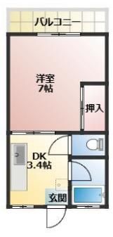 ホワイトパレスの間取り画像