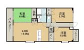 マーカス画図1番館の間取り画像