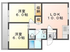 大和マンションの間取り画像