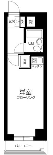 ライオンズマンション方南町駅前の間取り画像