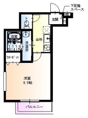 フジパレス三津屋Ⅴ番館の間取り画像