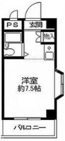 ベルメゾン南江口の間取り画像