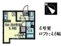 ハーミットクラブハウスクラーネの間取り画像